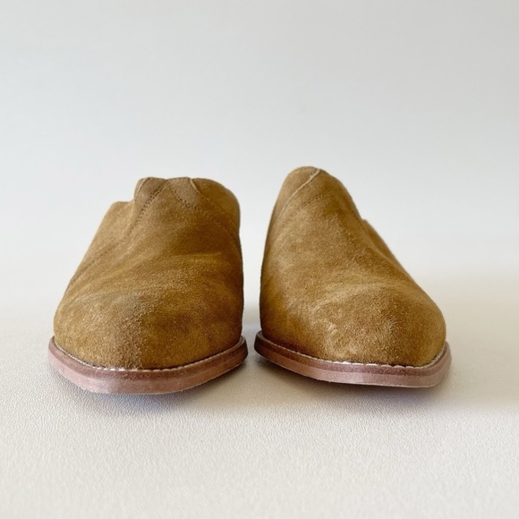 Free People Shoes Mules New Frontier Suede Slip On Casual Western Boho Tan 7 - Picture 6 of 15